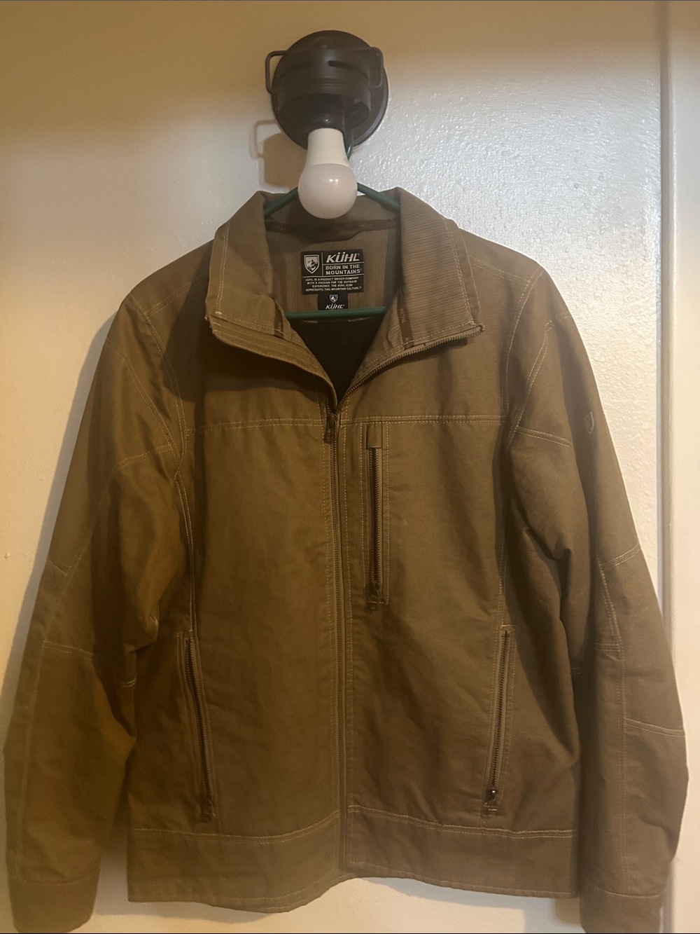 Kuhl Men's Brown Field Jacket with Zip Pockets